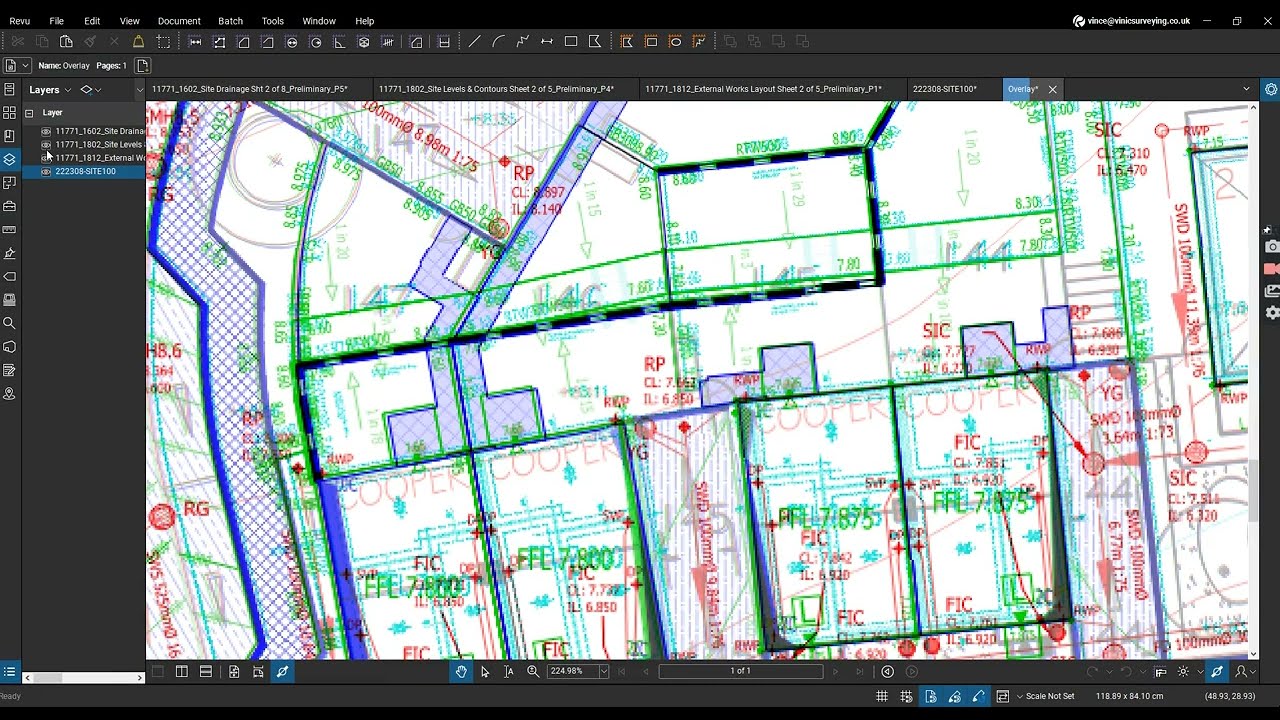 Bluebeam Revu - Overlaying Multiple Drawings Which Are Not All To The Same Scale or Rotation