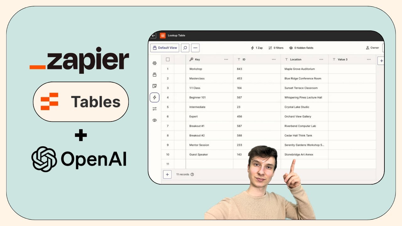 How to use Zapier Tables in your automation (AI lead scoring example)