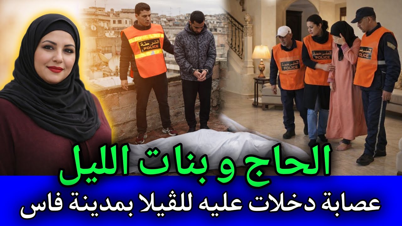الحلقة: 546 | الحاج و بنات الليل ... عصابة دخلات عليه للڤيلا بمدينة فاس,قصص بوليسية مغربية.