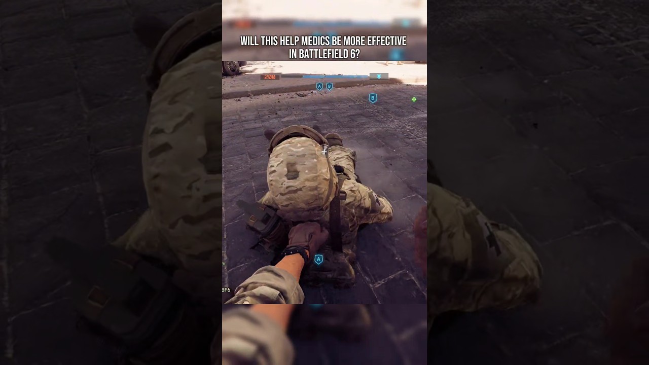 BATTLEFIELD 6's NEW drag and revive feature #bf6 #battlefield6 #gaming