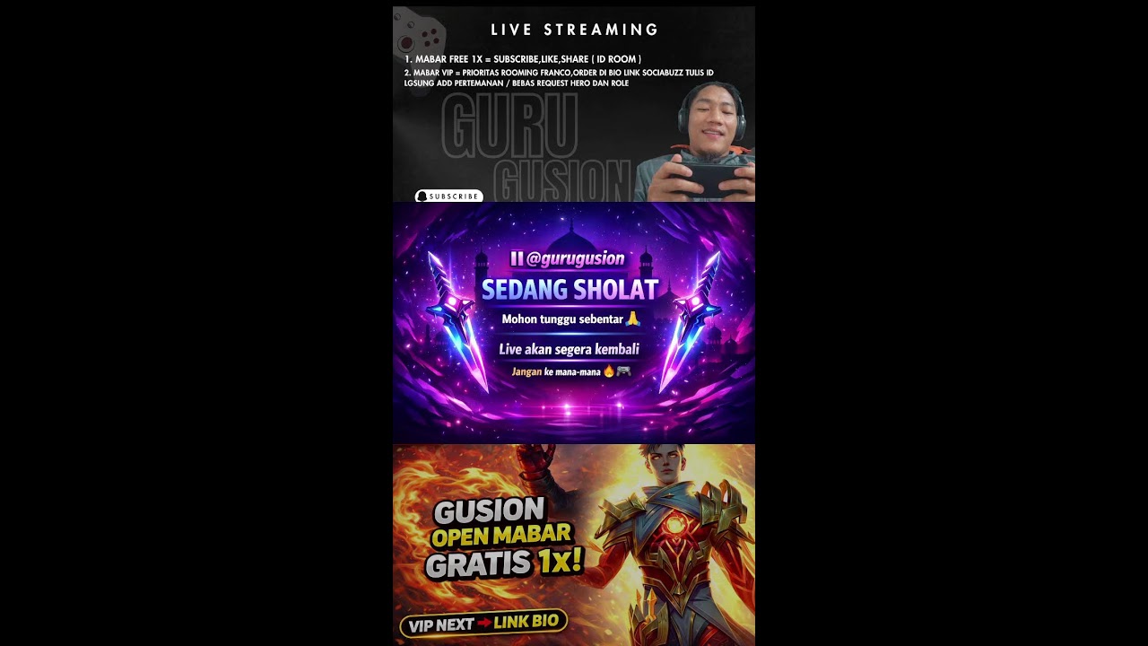 Guru Bajang14's Live broadcast