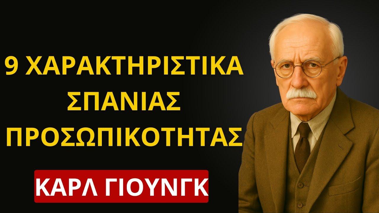9 ΧΑΡΑΚΤΗΡΙΣΤΙΚΑ ΠΟΥ ΜΟΝΟ ΑΤΟΜΑ ΜΕ ΣΠΑΝΙΑ ΠΡΟΣΩΠΙΚΟΤΗΤΑ ΔΙΑΘΕΤΟΥΝ | ΨΥΧΟΛΟΓΙΑ ΤΟΥ ΚΑΡΛ ΓΙΟΥΝΓΚ