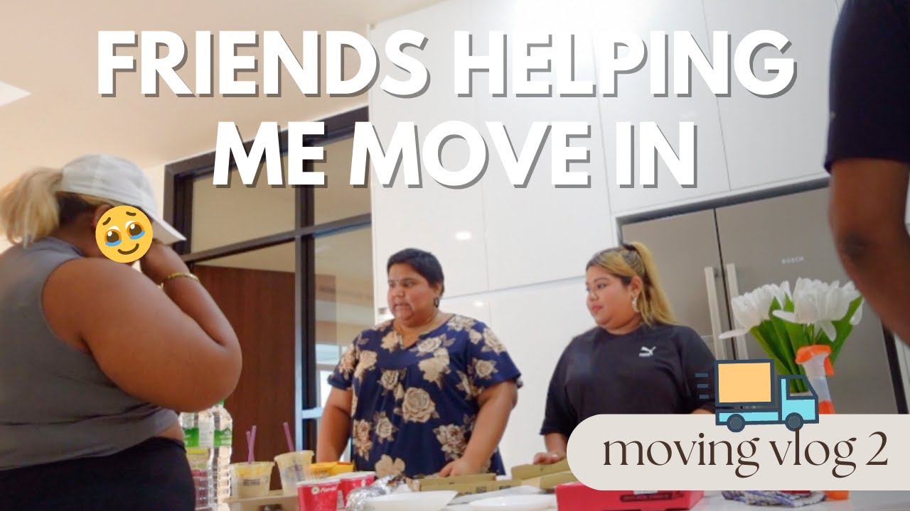 Moving Vlog Two - My friends come over to help 🥹 | Ash Edward