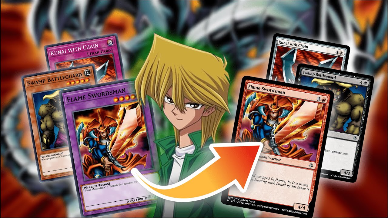 Turning Joey's Duelist Kingdom Deck into Magic: The Gathering Cards