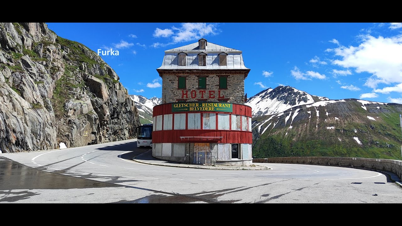 Furkapass - Motorradfahrt