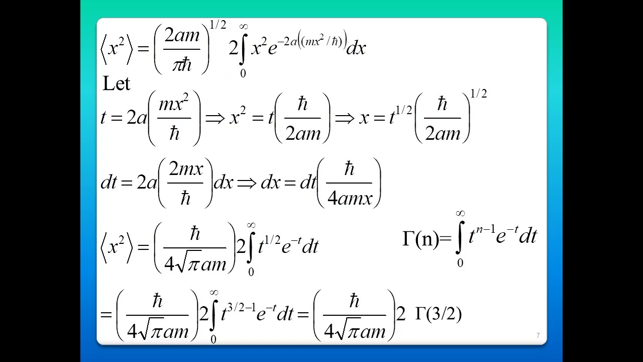 Normalization Aexp(-α(mx²/ħ)+it) and expectation value  x, x², p, p²  sigma of position and momentum