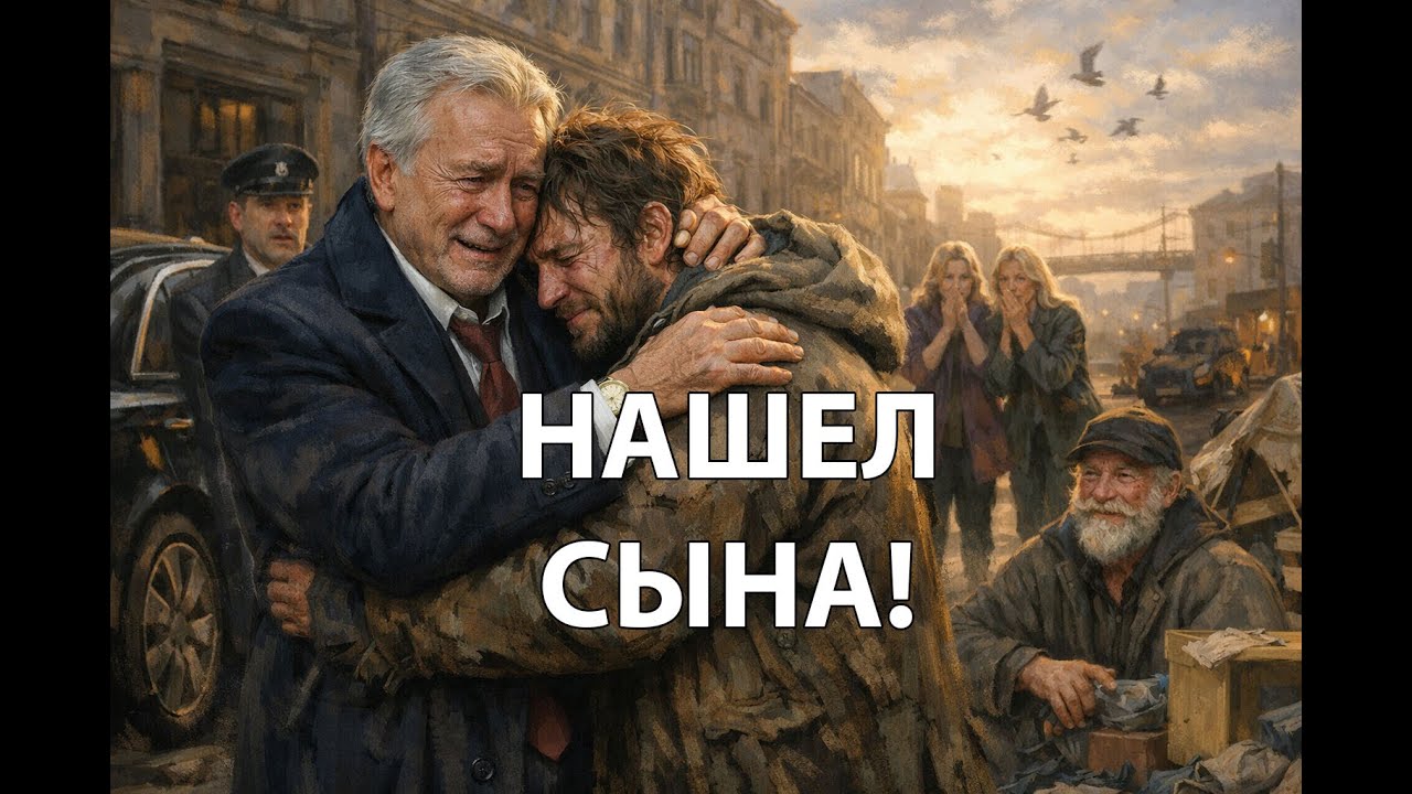 «ВОЗВРАЩЕНИЕ ИЗ НИЩЕТЫ». Я плакал, когда миллионер узнал в бомже сына. Аудиорассказ