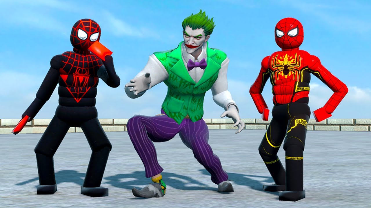 SPIDER-MAN GAME & MILES MORALES Can Beat JOKER?