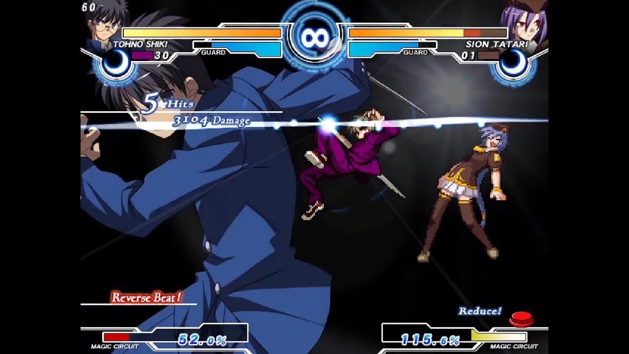 MBAACC Mizuumi C-Tohno Shiki Combos