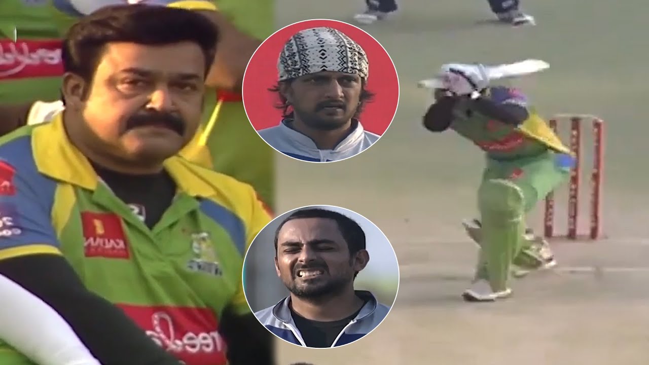 Mohanlal Impressed With Rajeev Pillai Stylish Batting Against Sudeep Kichcha's Karnataka Bulldozers