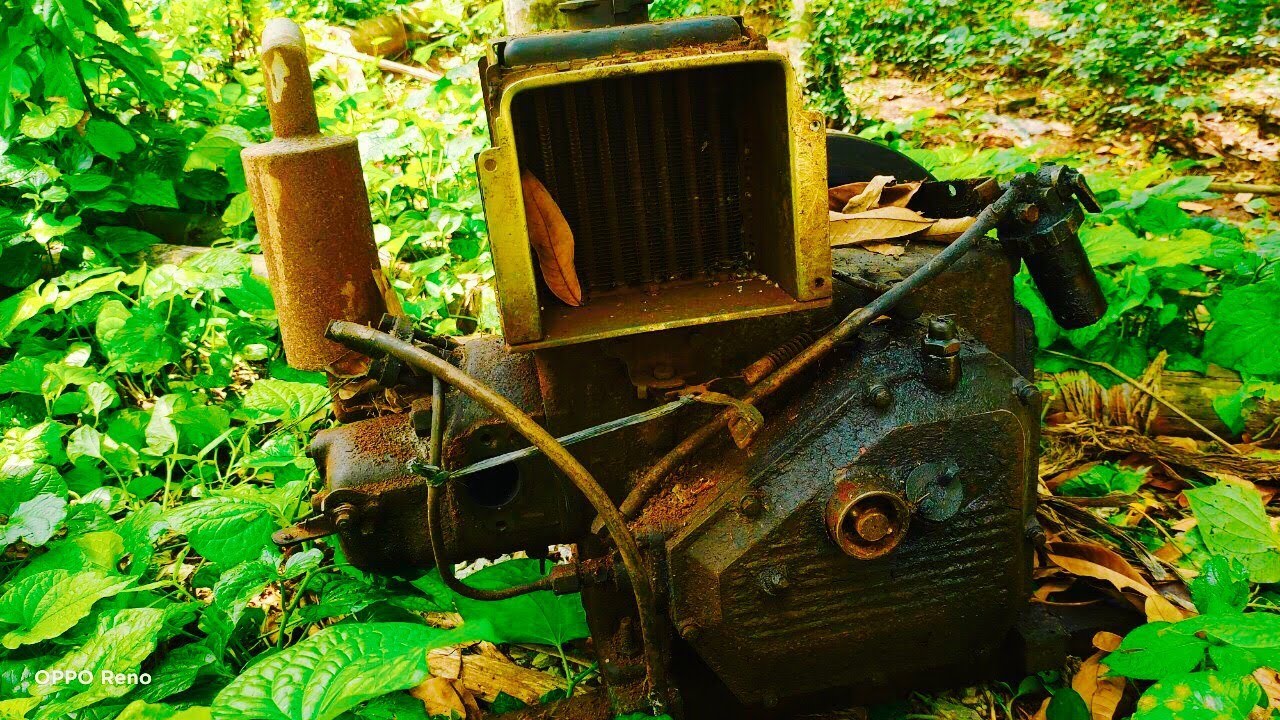 Restoration old D10 diesel engine | Restore rusty Antique Diesel Engine