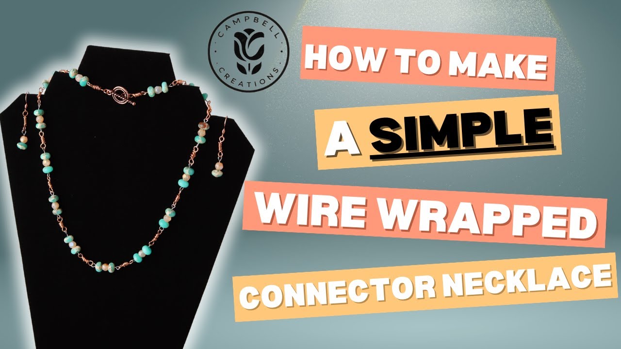 Ожерелье с коннектором SIMPLE Wire Wrap
