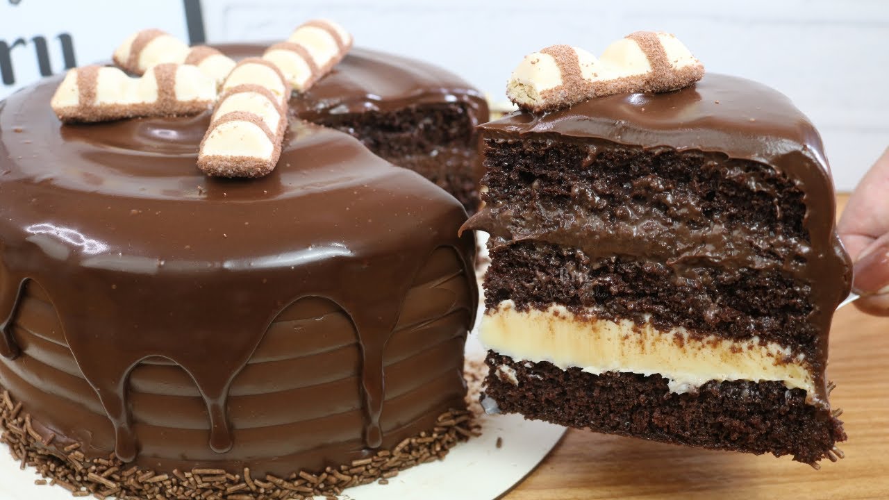 O MELHOR BOLO KINDER BUENO - COMO FAZER RECHEIO KINDER BUENO PARA BOLO