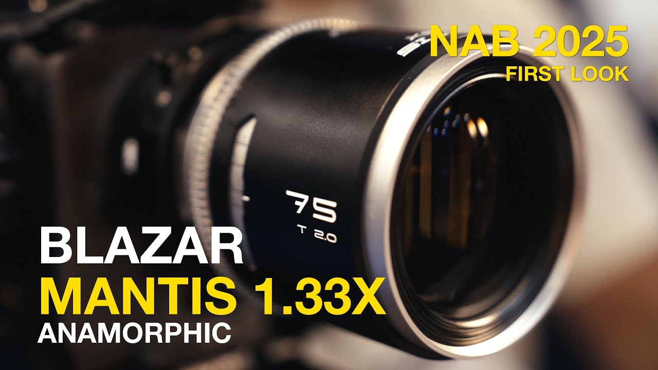 First Look At Blazar Mantis 1.33x Anamorphic lenses!  I  Nab 2025