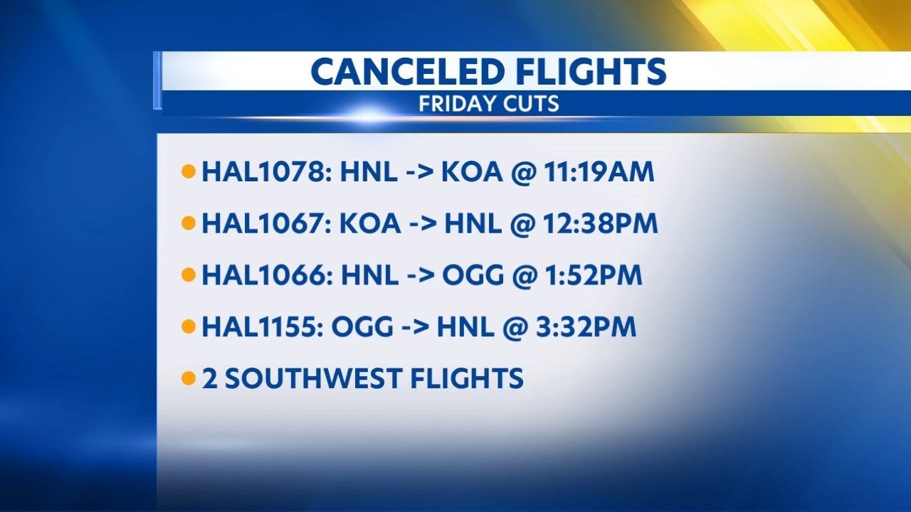 Honolulu among airports facing flight cuts amid government shutdown
