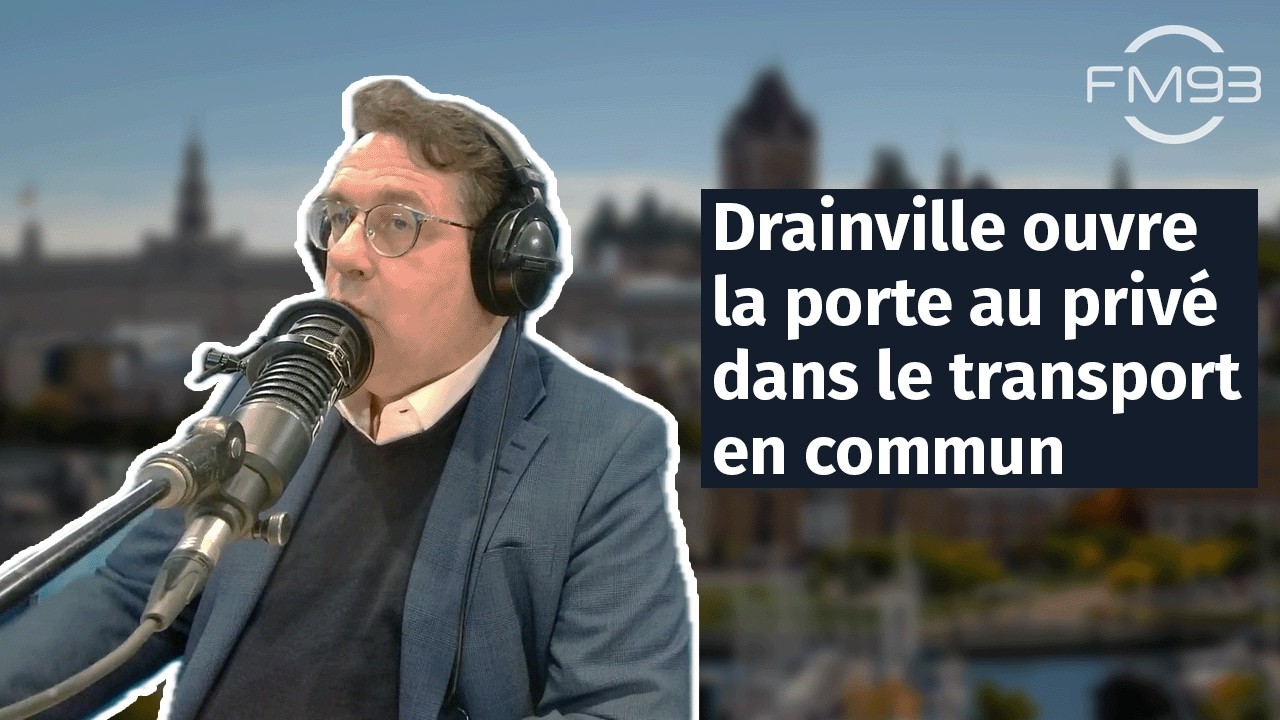 Tramway : «Ça prend l'argent du fédéral avant qu'on commence à couper les arbres», dit Drainville