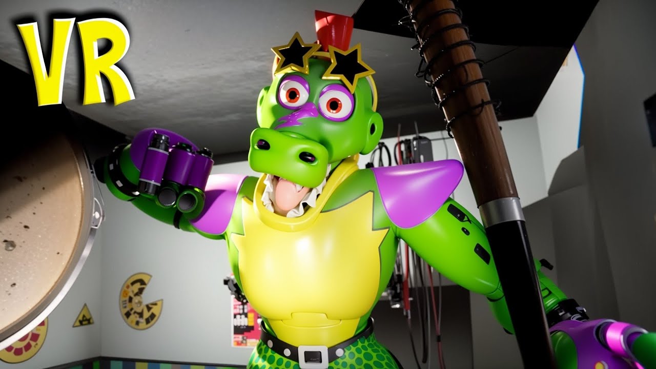 VR АНИМАТРОНИКИ ПУГАЮТ ОХРАННИКА В БОНЕЛАБ FNAF COOP MOD BONELAB 1 ЧАС