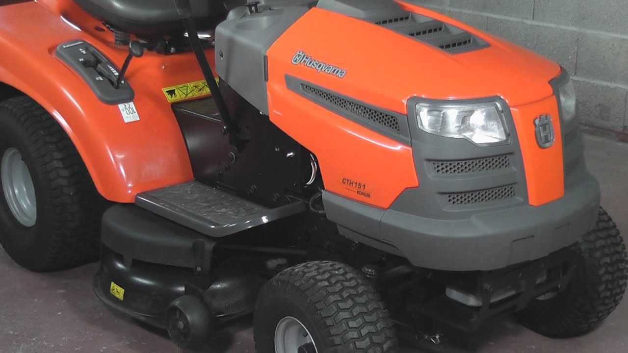 How to Sharpen the Blades on a Husqvarna CTH151 Lawnmower