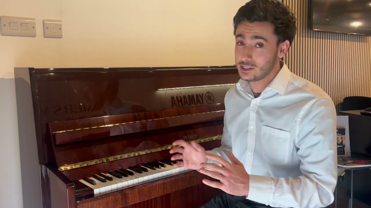 Second Hand Petrof 116 Upright Piano | Polished Mahogany | Rimmers Music 'The Piano People'