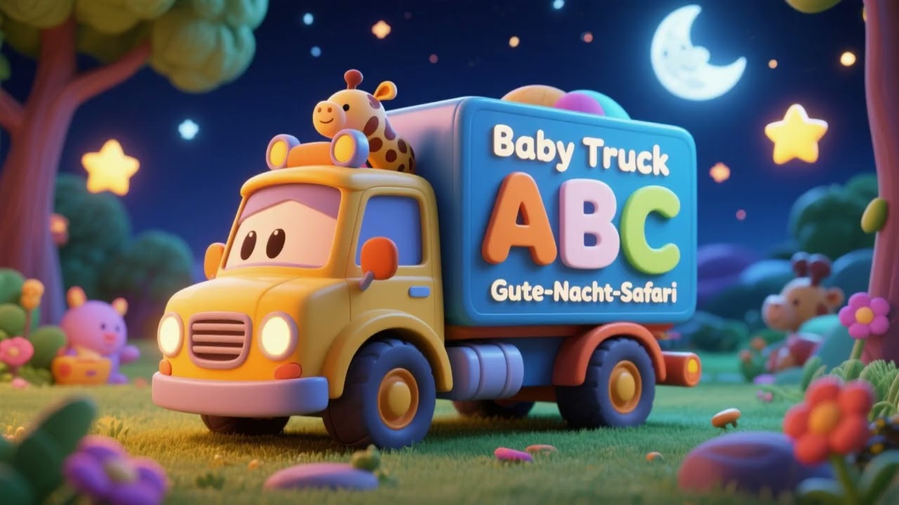 Baby Truck ABC Gute-Nacht-Safari – Sanftes ABC-Kinderlied