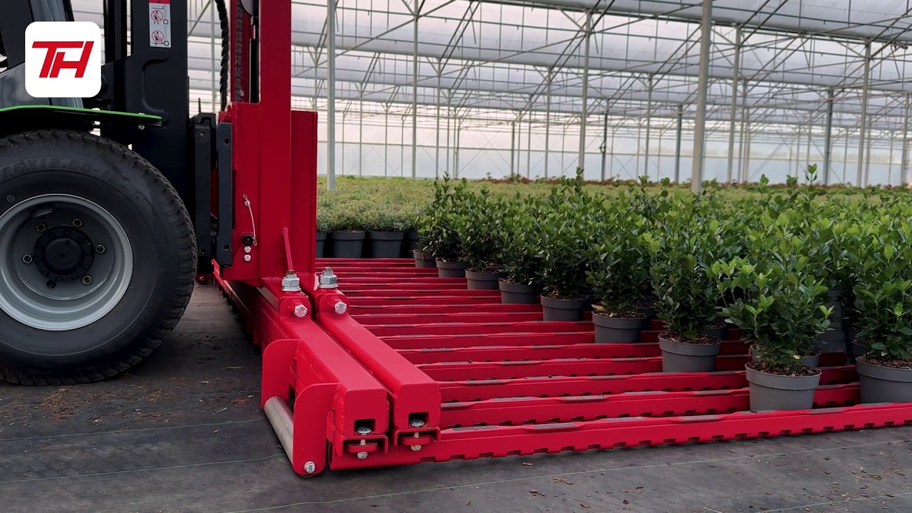 Spacing fork for pots - Wijderzetvork voor potten