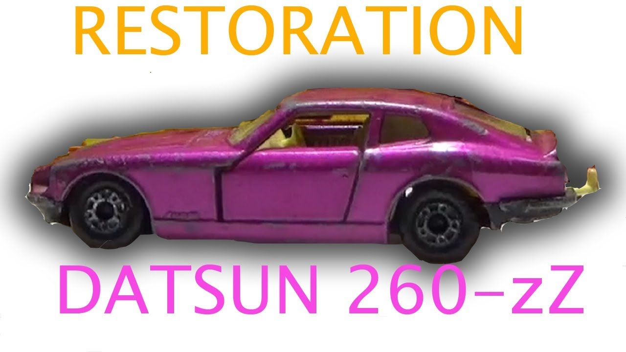 Datsun 260-Z nr  67 Matchbox model autka odnawianie, renowacja, naprawa