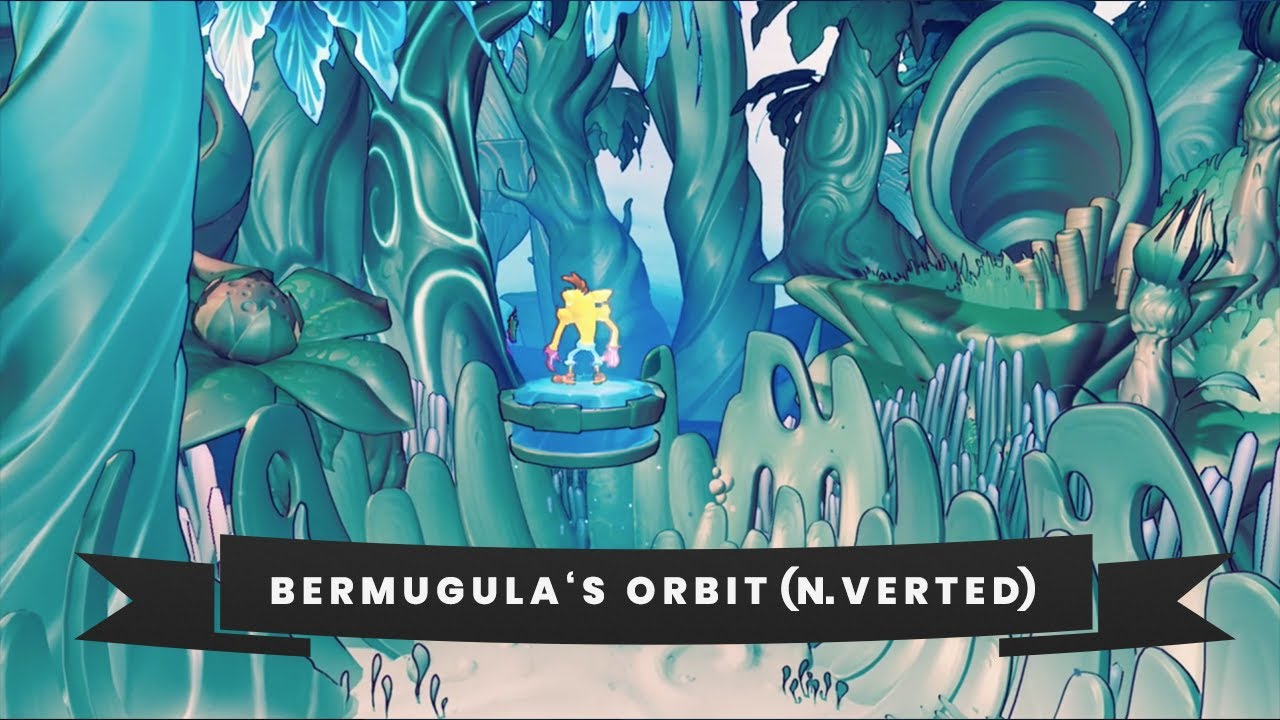 Crash Bandicoot 4: It's about time - Bermugula Orbit Nverted - All boxes, gems, relics [106% guide]