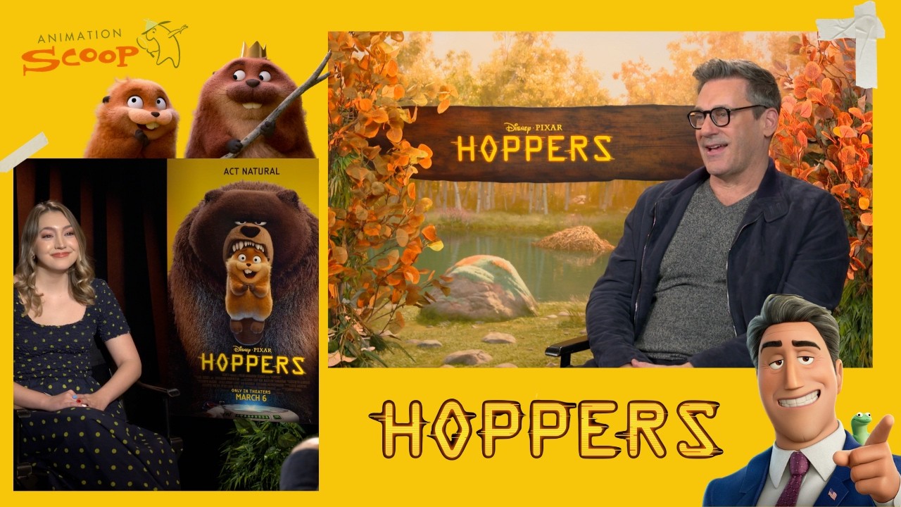 Which Animal Would Jon Hamm Hop Into?🦎 | Hoppers Interview