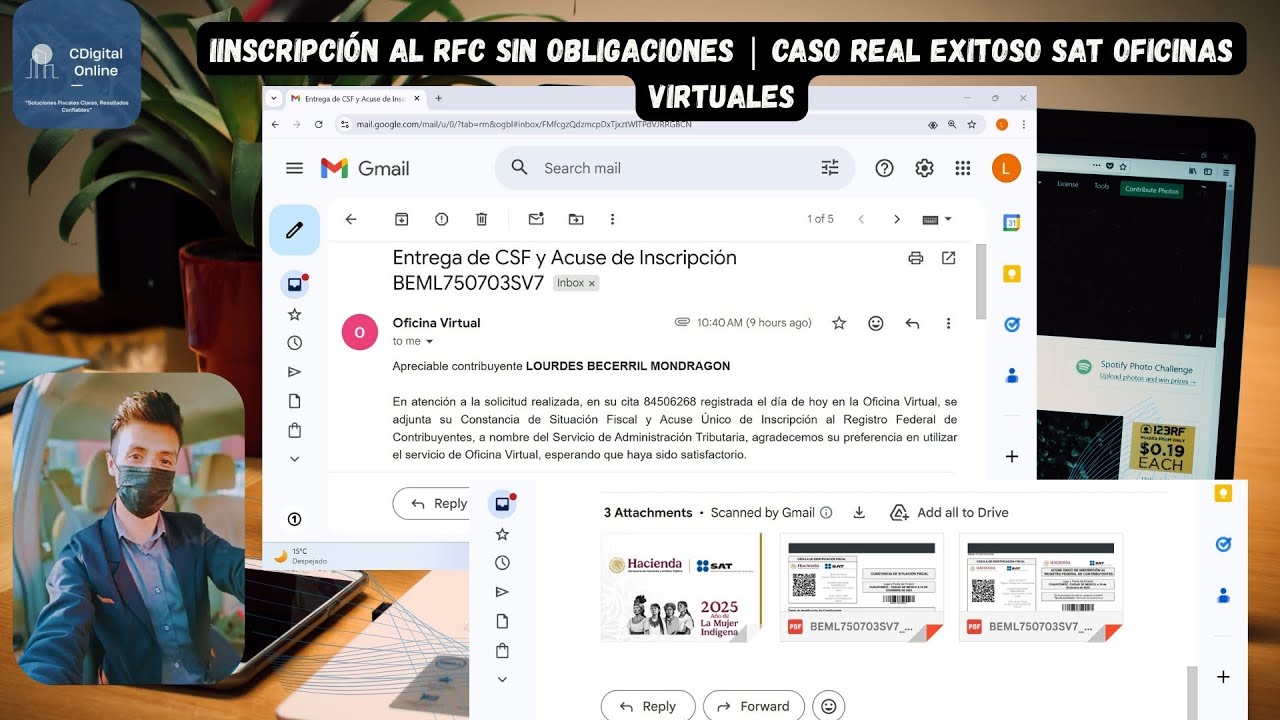 RFC sin obligaciones paso a paso | Caso real en Quer&eacute;taro | Tr&aacute;mite SAT en l&iacute;nea