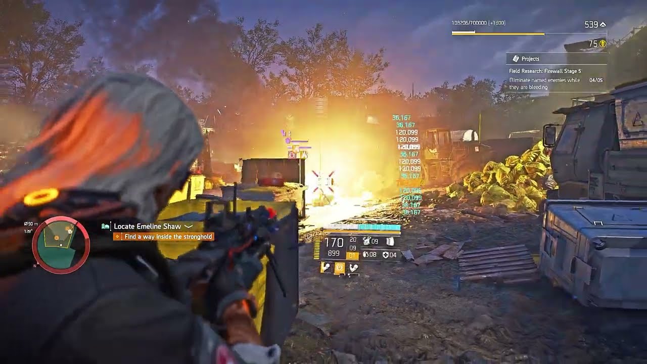 division 2 - Field research firewall stage 5 Eliminate named enemies while they are bleeding?