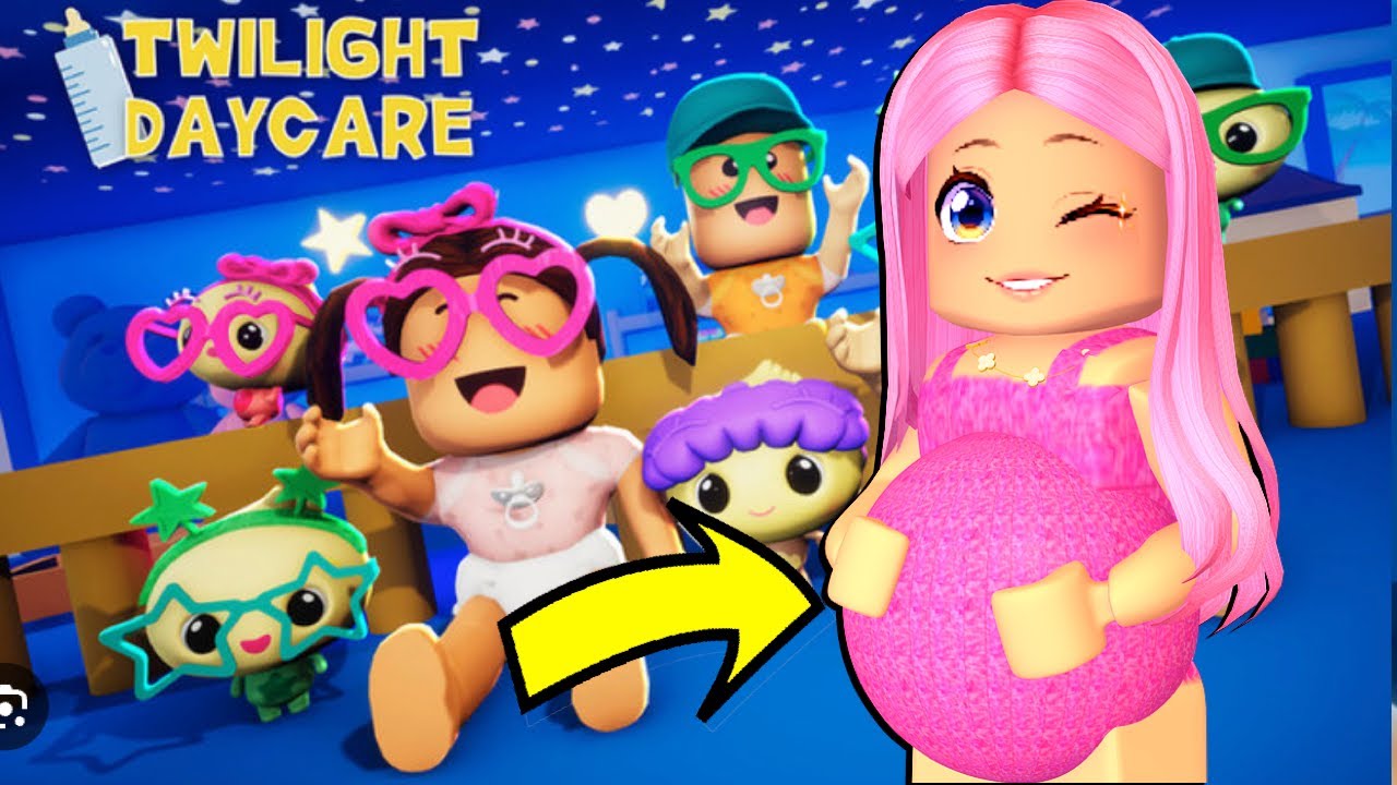 Pregnant in Roblox Twilight Daycare - Baby Bump Update