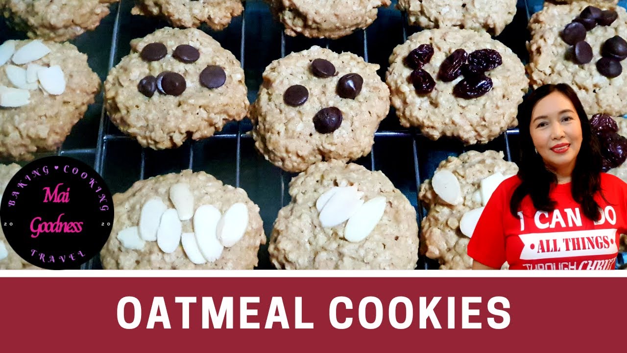 Oatmeal Cookies by Mai Goodness | w/ Choco Chips or Almonds | For Home Baking Business w/ Costing