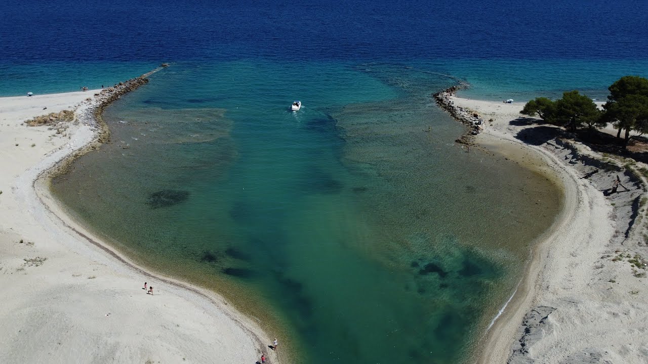 Ο Γλαρόκαβος (Ν. Χαλκιδικής) ΑΝΩΘΕΝ - Aerial video by drones Dji