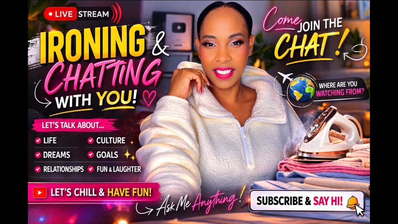 Ironing Clothes &Talking With You LIVE🔥 Late Night Chill Chat | Ask Me Anything 🌍#livestream #live