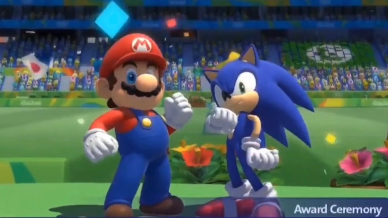 Mario and Sonic AMV: Take My Hand (with lyrics)