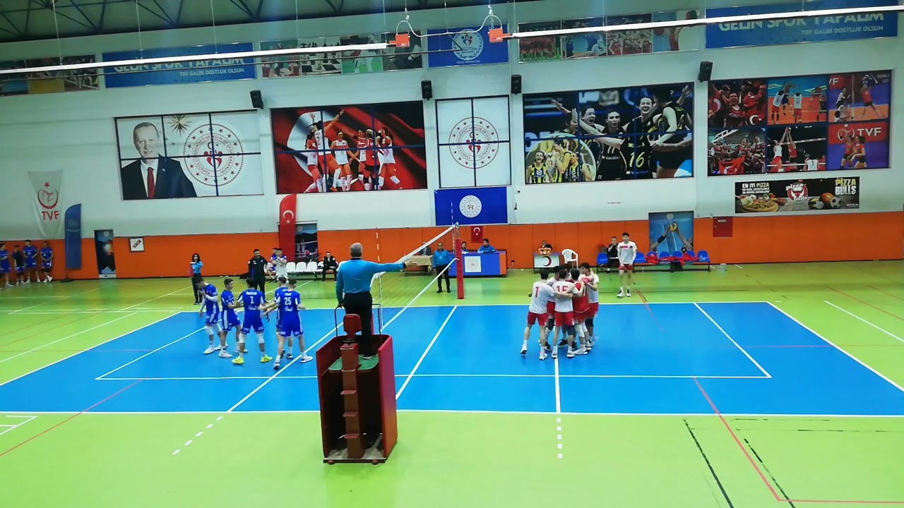 HALKBANK : 3 - TVF : 0 ( GENÇ ERKEKLER SÜPER LİGİ MÜCADELESİ )