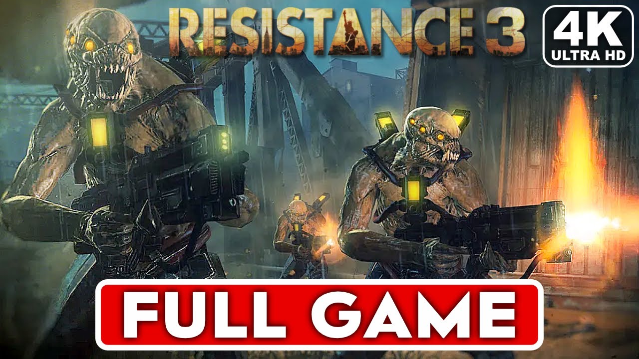 RESISTANCE 3 Gameplay Walkthrough FULL GAME [4K ULTRA HD PS3] - No Commentary