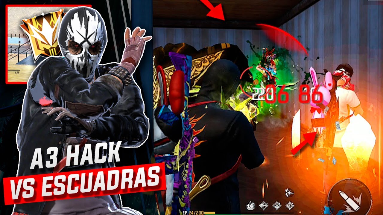 A3 HACK SOBREVIVE AL BORDE DE LA MUERTE CONTRA JUGADORES QUE INTENTARON CAZARLO!! || FREE FIRE MAX
