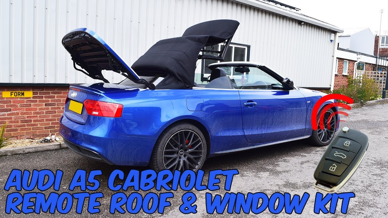 Audi A5 Cabriolet 8T & F5 Remote Roof Open & Close Kit