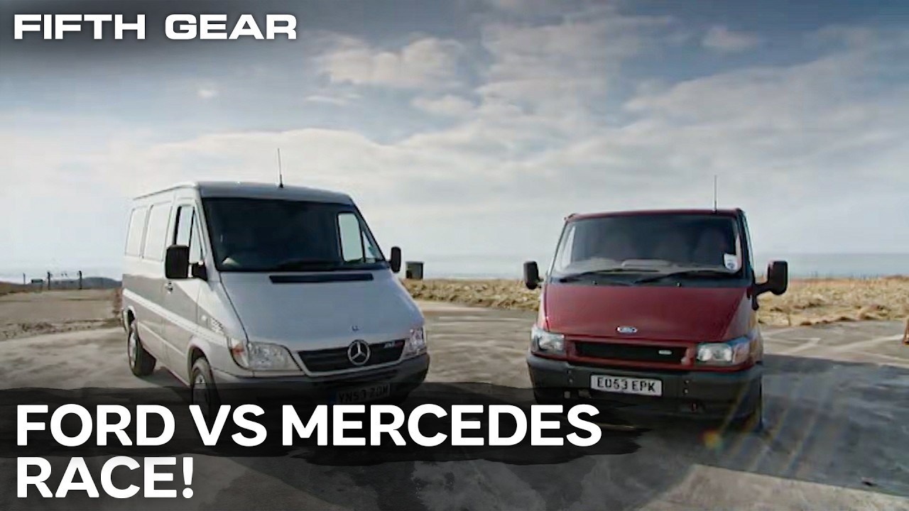 Ford Transit T280 vs Mercedes Sprinter 213 CDI | Fifth Gear