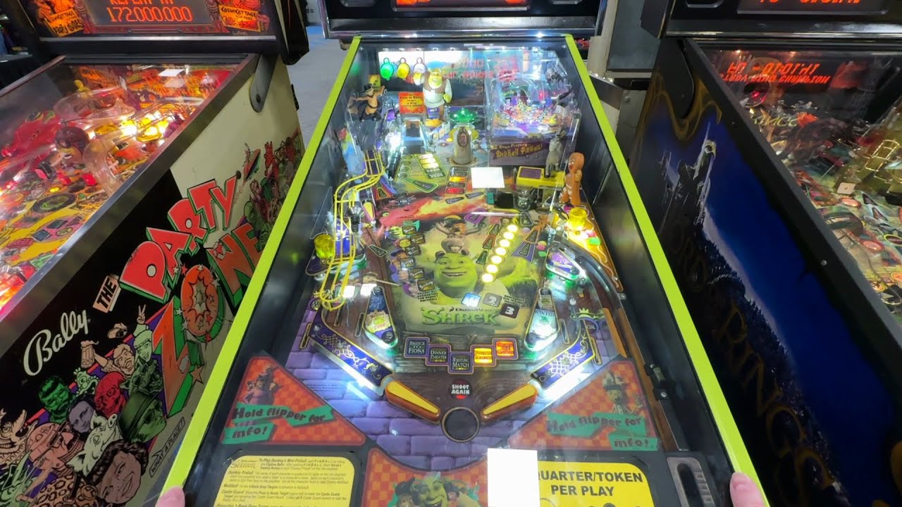 Shrek Pinball (Stern, 2008) | Donkey Multiballers Are Supposed to Use the Rear Entrance