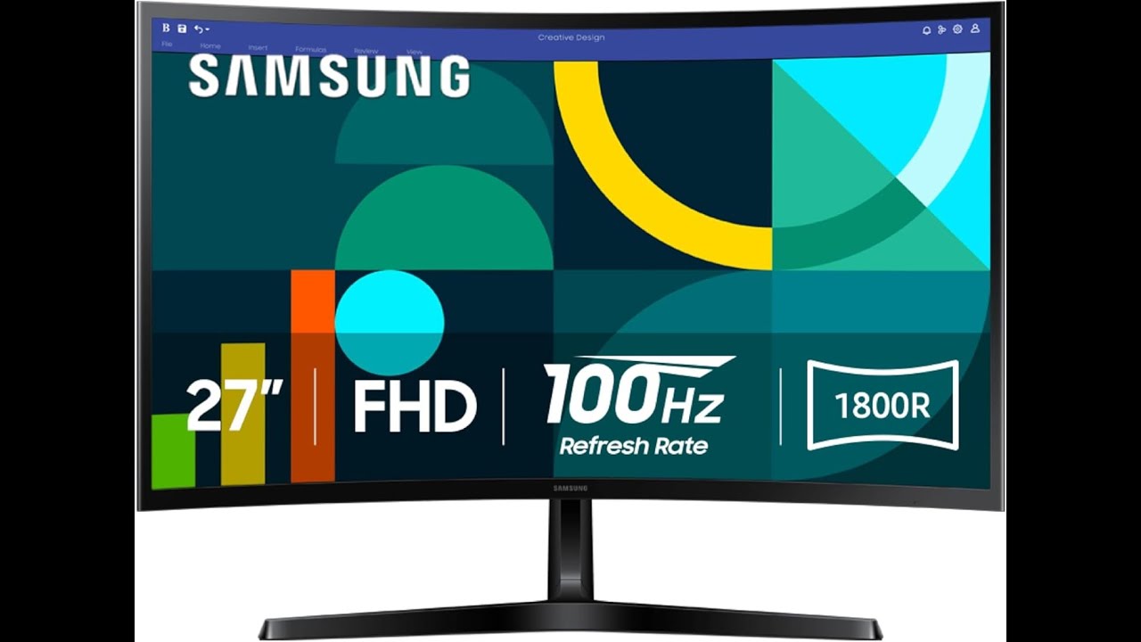 Samsung 27” Essential S3 Curved Monitor Review | FHD 1800R, 100Hz, Game Mode!