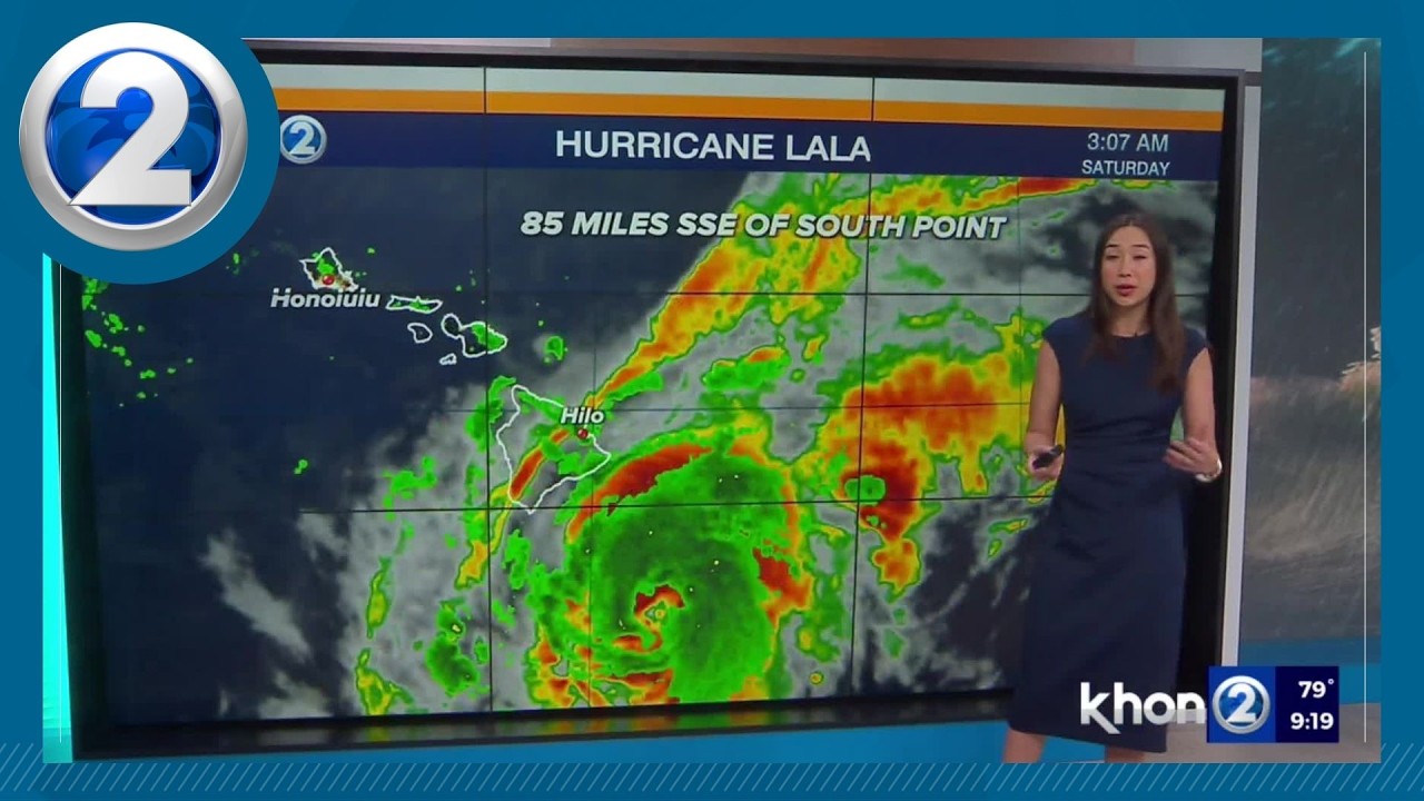 Hurricane Lala Latest Update 9:20 a.m. with Josslyn Rose