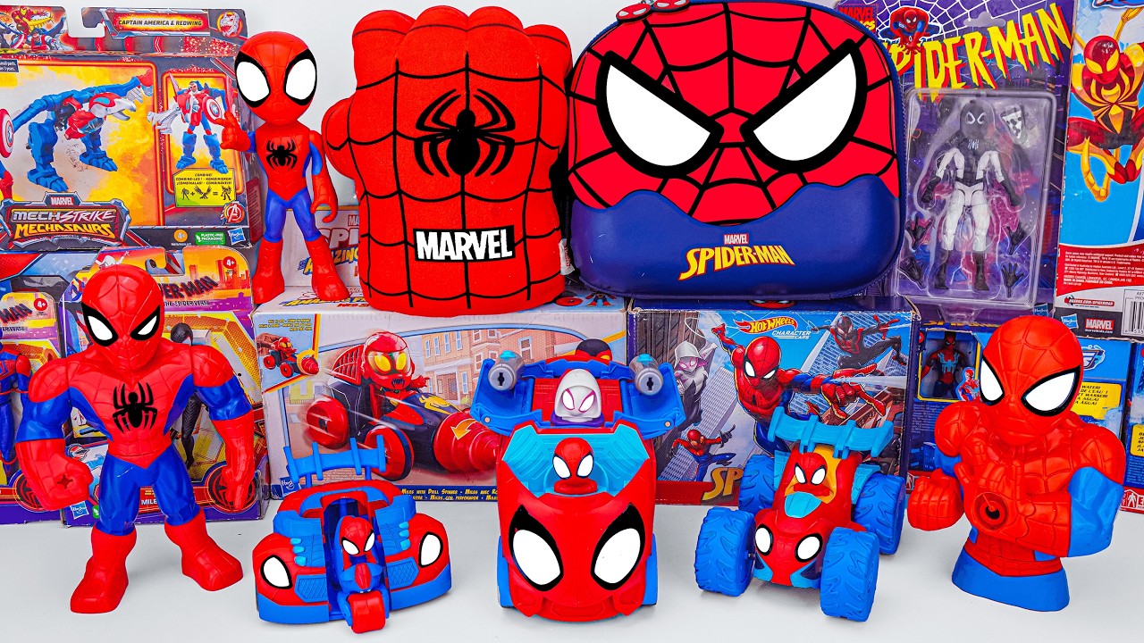 Marvel Spiderman Collection Unboxing Review | Spidey Web Climber | Mega Mighties Spider-Man