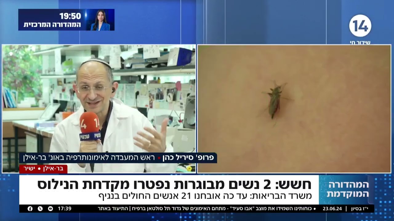 החשש מקדחת הנילוס | פרופ' סיריל כהן מסביר: 