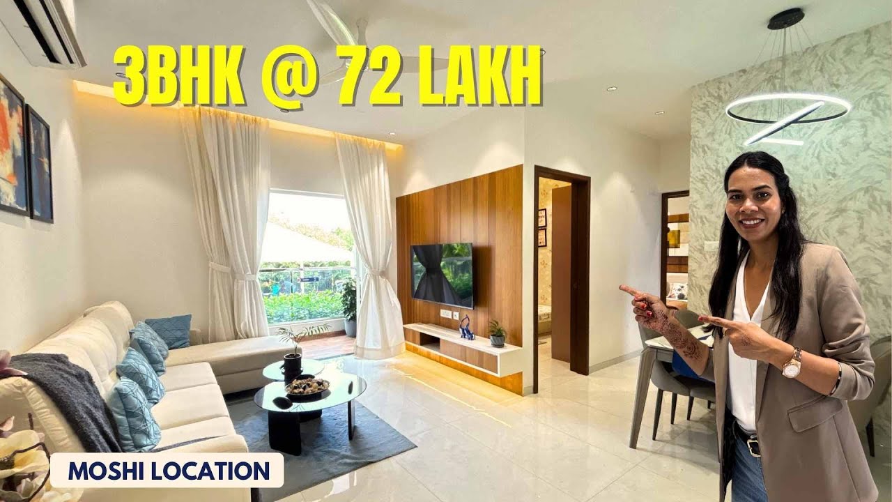 नहीं  मिलेगा ऐसा Flat  Moshi Ka Iconic 3BHK घर / CONTACT 9834506815 #realestate #home
