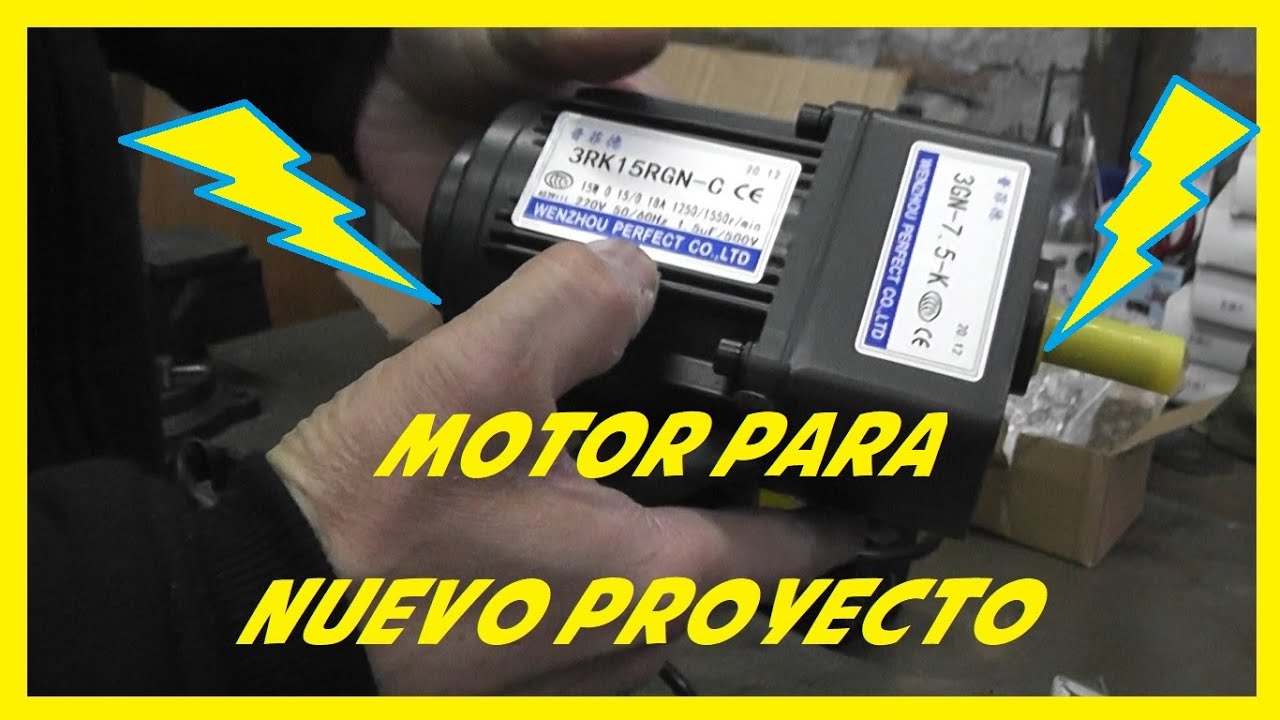 UNBOXING MOTORREDUCTOR CON VELOCIDAD VARIABLE