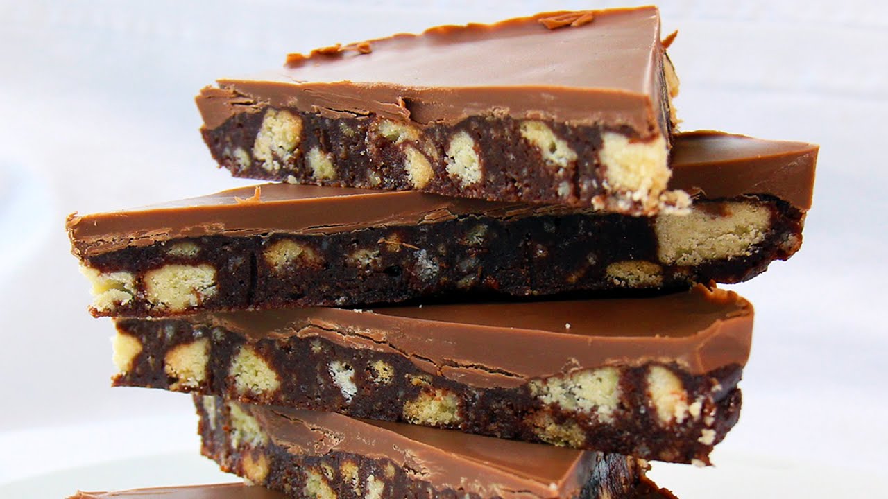 EASIEST Chocolate Tiffin Traybake Recipe ... I was SHOCKED!