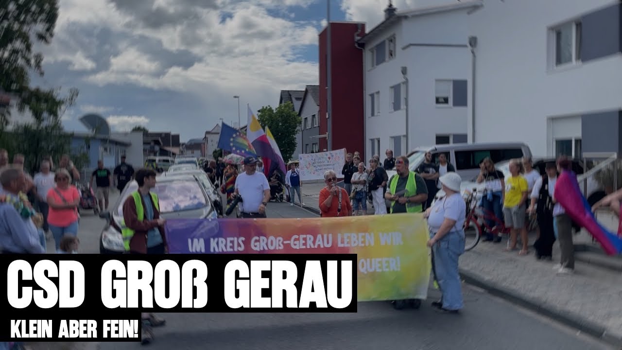 CSD in Gro&szlig; Gerau 2025 | Vollst&auml;ndiger Film | Aus der sicht eines Teilnehmers