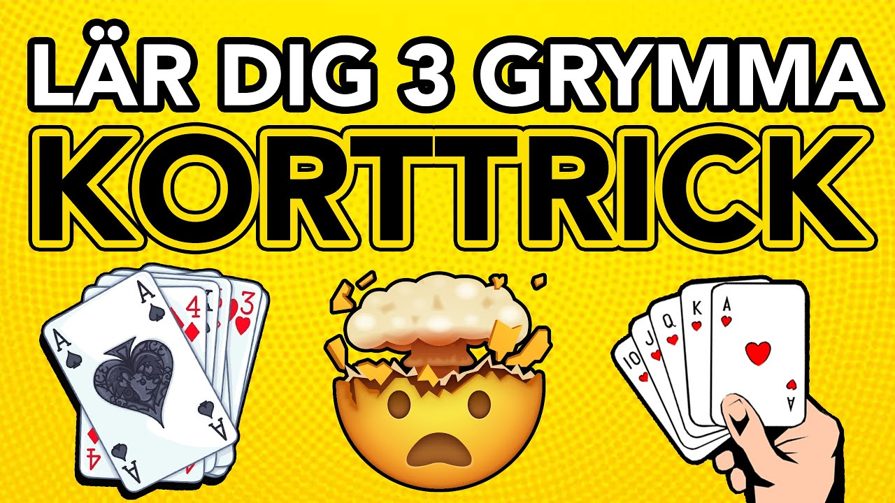 L&Auml;R DIG GRYMMA KORTTRICK